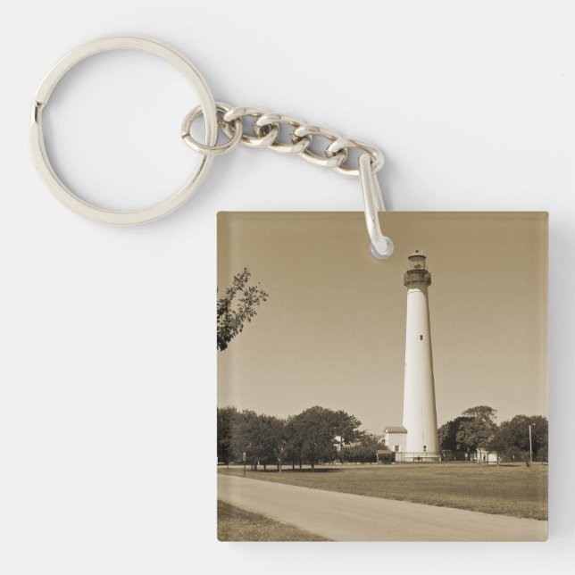 Cape May Lighthouse Keychain (Front)