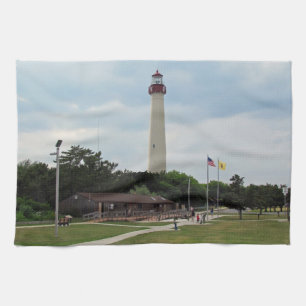 Cape May Lighthouse Kitchen Towel