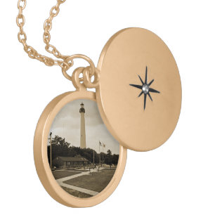Cape May Lighthouse Locket Necklace