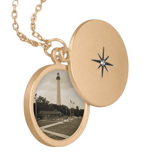 Cape May Lighthouse Locket Necklace