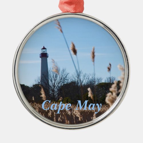 Cape May lighthouse Metal Ornament