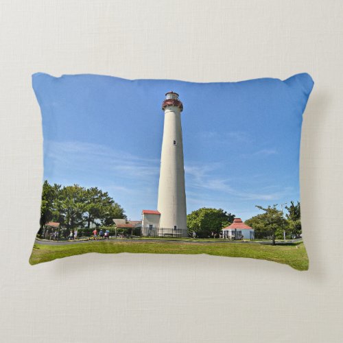 Cape May Lighthouse New Jersey Accent Pillow
