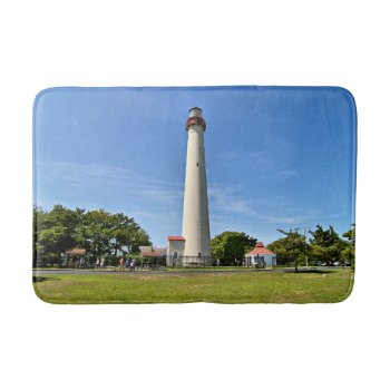 Cape May Lighthouse  New Jersey Bath Mat by LighthouseGuy at Zazzle