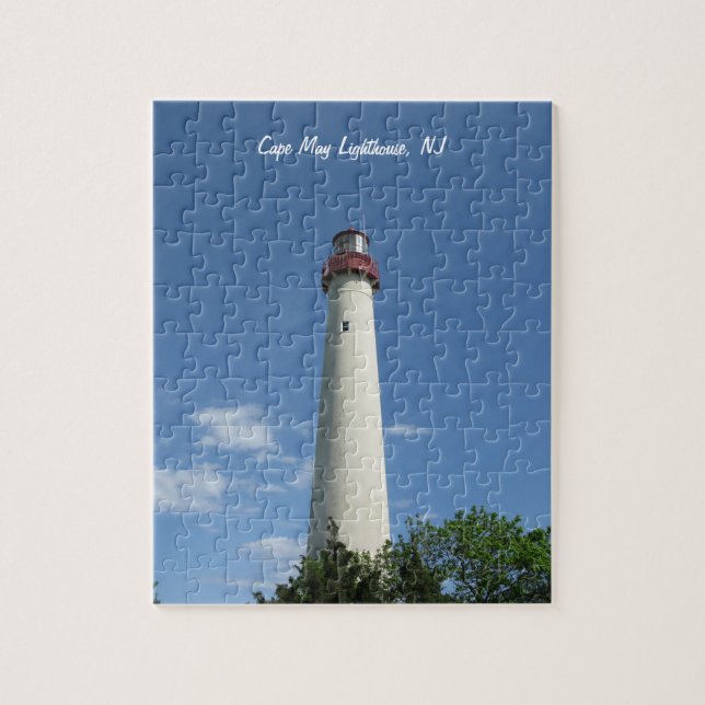 Cape May Lighthouse New Jersey Jigsaw Puzzle (Vertical)