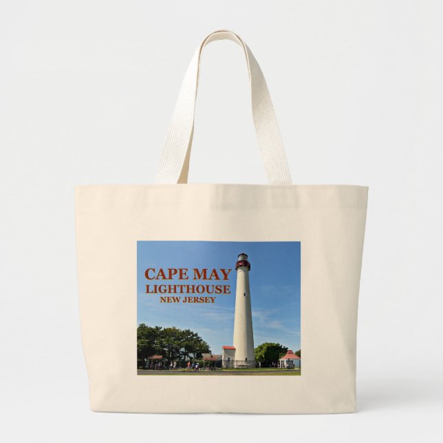 Cape May Lighthouse, New Jersey Tote Bag (Front)