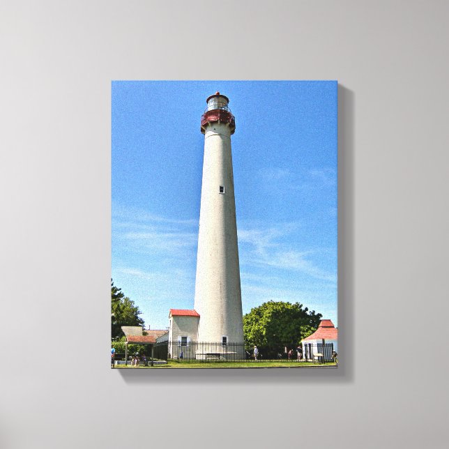 Cape May Lighthouse, New Jersey Wrapped Canvas (Front)