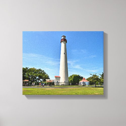 Cape May Lighthouse New Jersey Wrapped Canvas