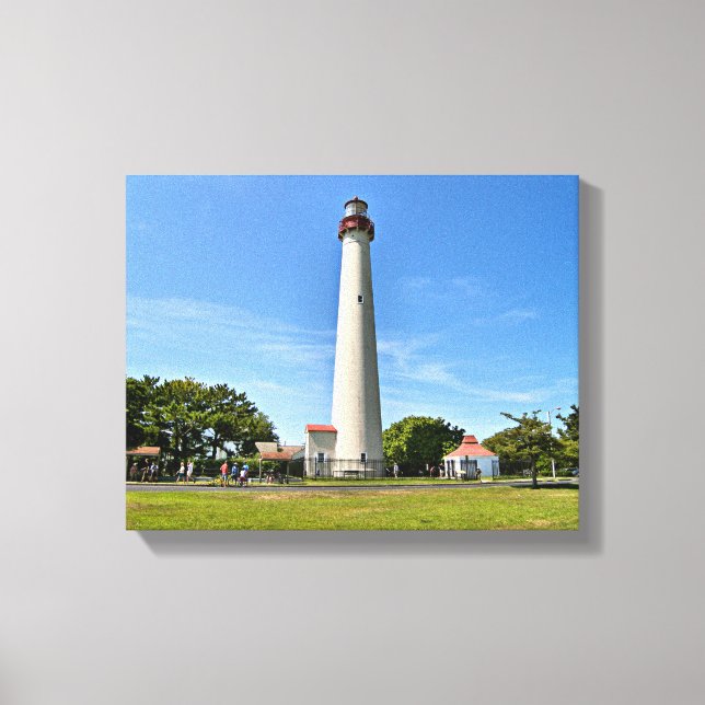 Cape May Lighthouse, New Jersey Wrapped Canvas Print (Front)
