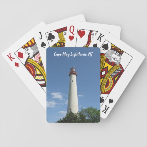Cape May Lighthouse NJ East Coast Poker Cards