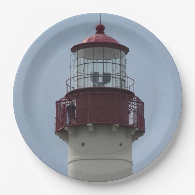 Cape May Lighthouse Paper Plates (Front)