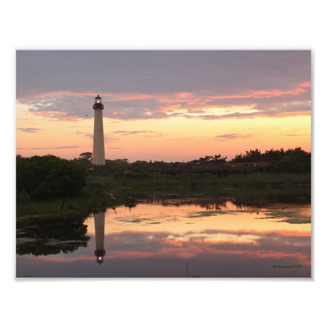 Cape May Lighthouse Photo Print (Front)