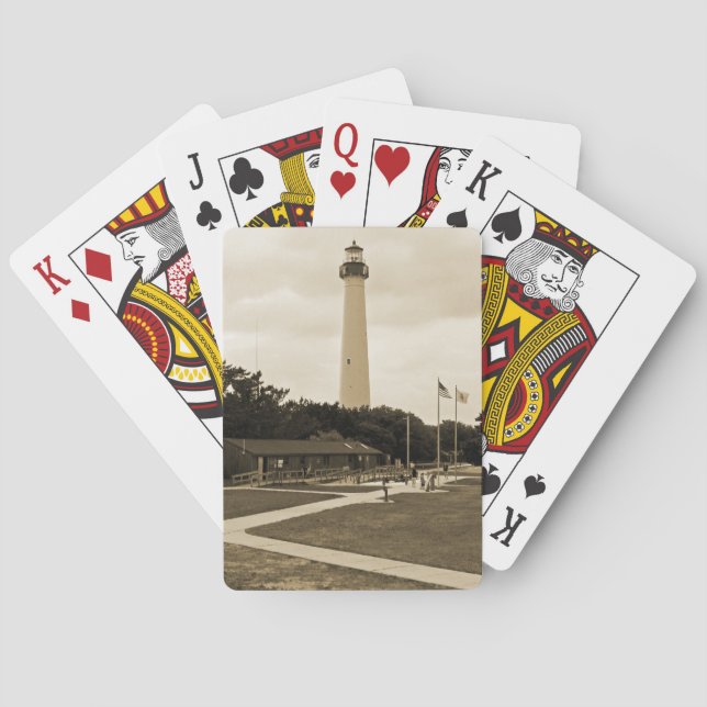 Cape May Lighthouse Poker Cards (Back)
