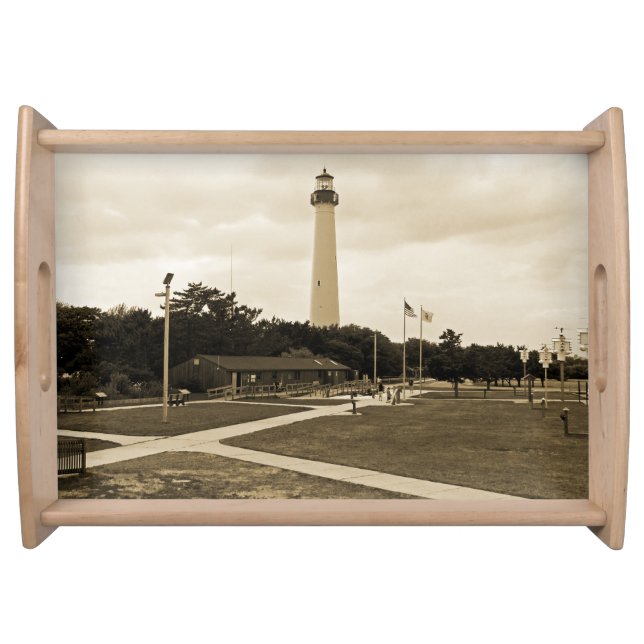 Cape May Lighthouse Serving Tray (Front)