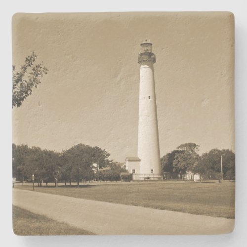 Cape May Lighthouse Stone Coaster