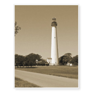 Cape May Lighthouse Temporary Tattoos