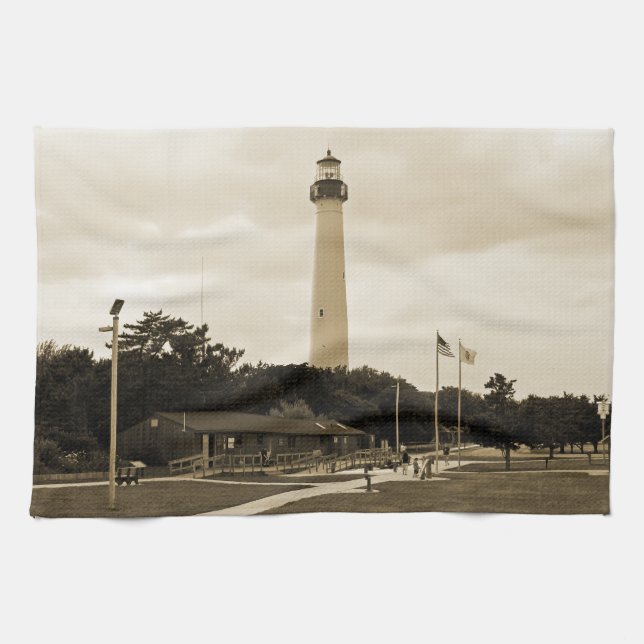 Cape May Lighthouse Towel (Horizontal)