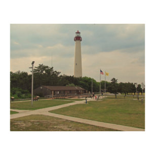 Cape May Lighthouse Wood Wall Decor