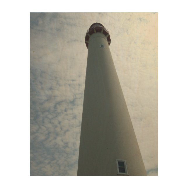 Cape May Lighthouse Wood Wall Decor (Front)