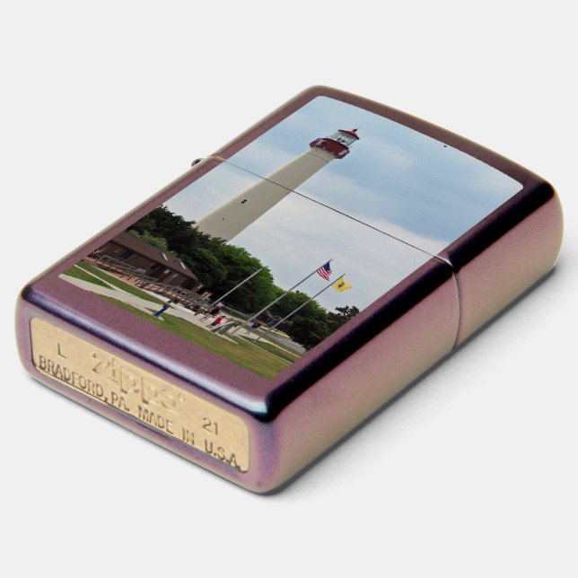 Cape May Lighthouse Zippo Lighter (Angle)