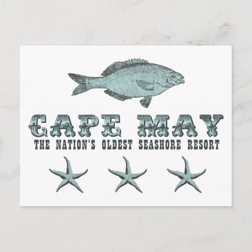 Cape May Nations Oldest Seashore Resort Postcard