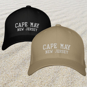 Cape May New Jersey beach vacation outfit Embroidered Baseball Cap