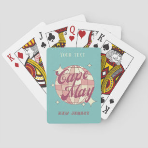 Cape May New Jersey holiday beach game Poker Cards