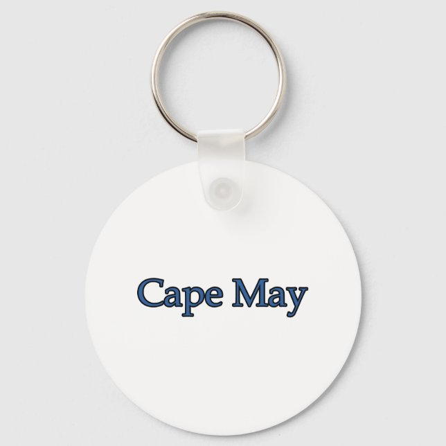 Cape May New Jersey Keychain (Front)