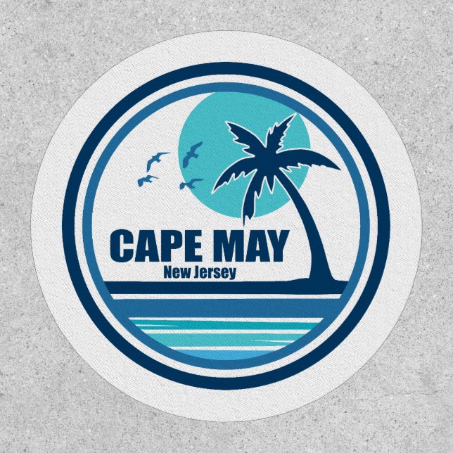 Cape May New Jersey Palm Tree Birds Patch (Front)
