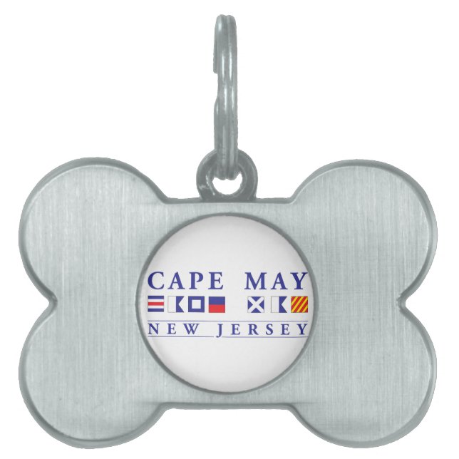 Cape May New Jersey Pet Tag (Front)