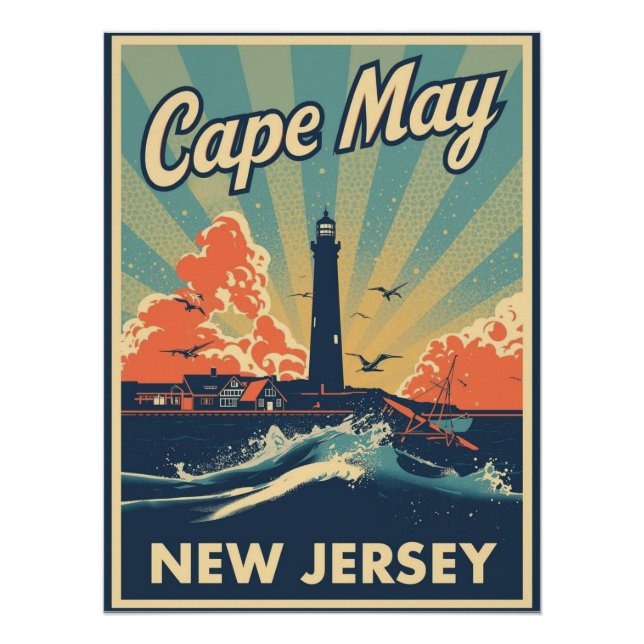 Cape May, New Jersey Poster (Front)