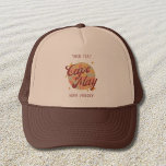 Cape May New Jersey Retro Vintage Party Trucker Hat<br><div class="desc">Cape May New Jersey Retro Vintage Design featuring a disco ball in light brown,  pink,  and light blue hues. This beautiful cappie is a perfect gift,  souvenir or fashion item for Cape May NJ City residents,  visitors,  tourists or fans.</div>