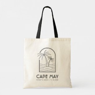 Cape May New Jersey Wedding Weekend Destination Tote Bag