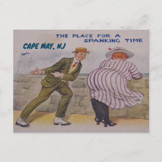 CAPE MAY, NJ VINTAGE SPANKING POSTCARDS