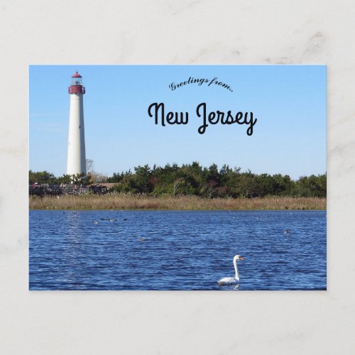 Cape May Point Lighthouse New Jersey Postcard