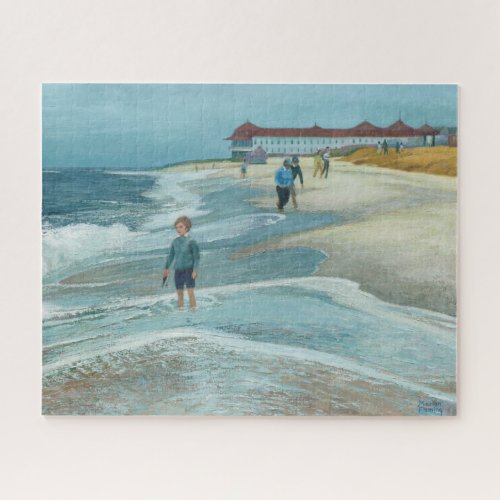 Cape May Point Surf Jigsaw Puzzle