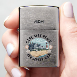 Cape May Retro Vignette Zippo Lighter