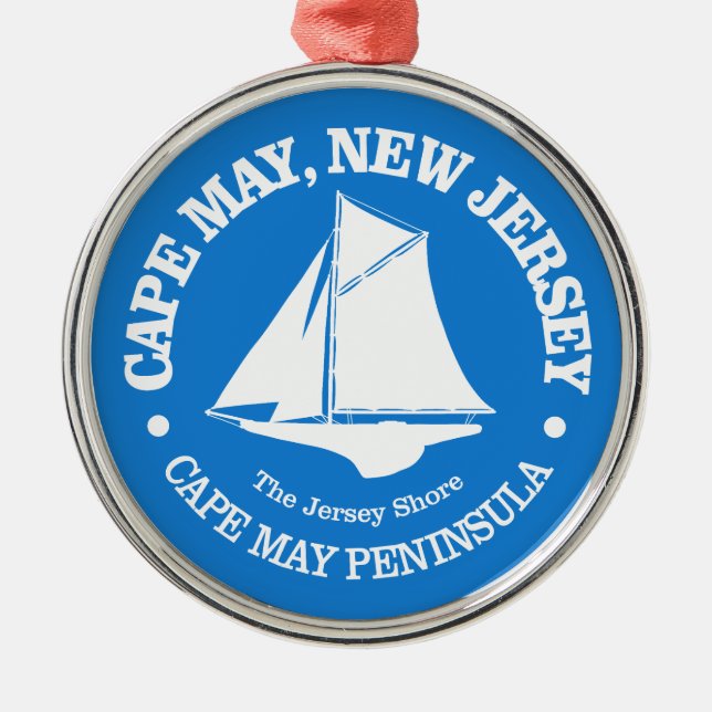 Cape May (sloop) Metal Ornament (Front)