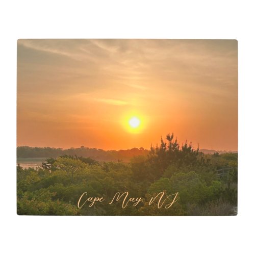 Cape May Sunrise Metal Print