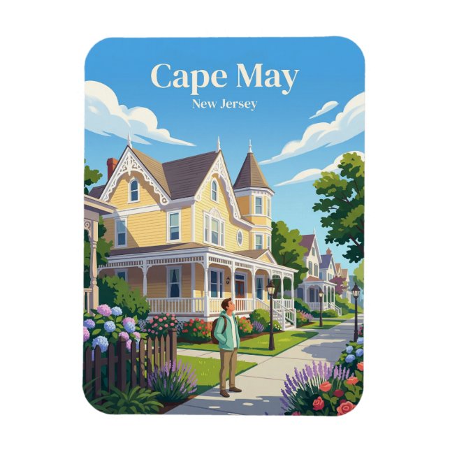 Cape May USA Magnet (Vertical)
