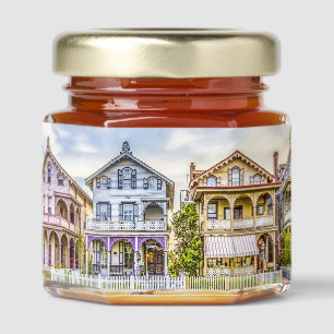 Cape May Victorian Row Honey Jar Favors
