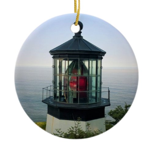 Cape Meares Lighthouse, OR Ceramic Ornament