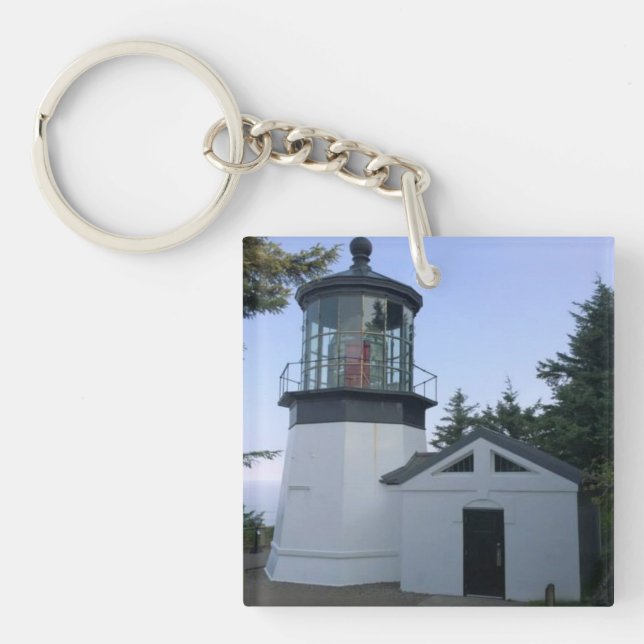 Cape Meares Lighthouse, OR Keychain (Front)