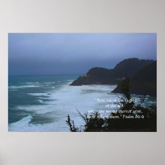 Cape Mist Print w/Scripture Verse