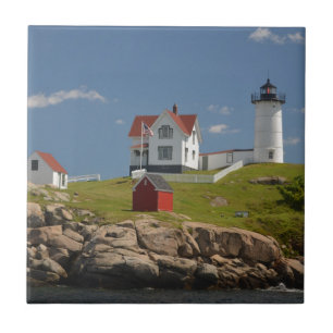 Cape Neddick Lighthouse Ceramic Tile