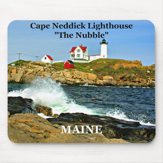 Cape Neddick Lighthouse, Maine mousepad (Front)
