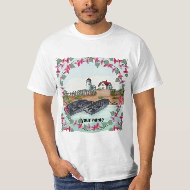 Cape Neddick Lighthouse  T-Shirt (Front)