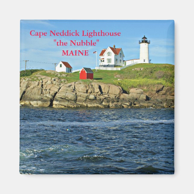 Cape Neddick Lighthouse - The Nubble, Maine Magnet (Front)