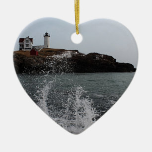 Cape Neddick / Nubble Light Ceramic Ornament