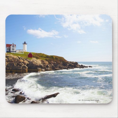 Cape Neddick Nubble Lighthouse in Maine Mouse Pad