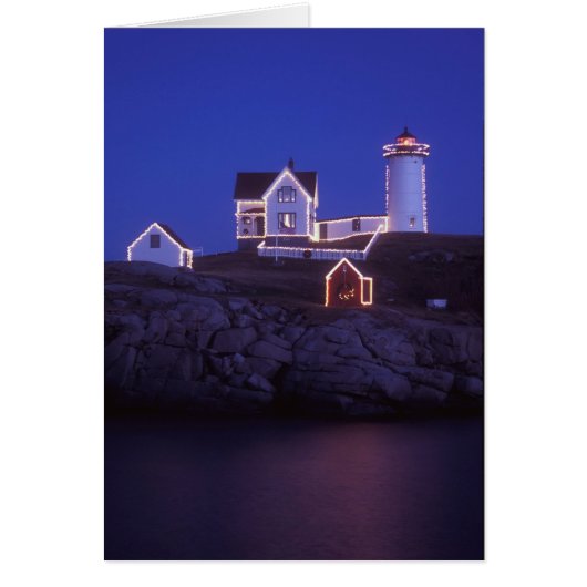 Cape Neddick Nubble Lighthouse Maine Cards (Front)